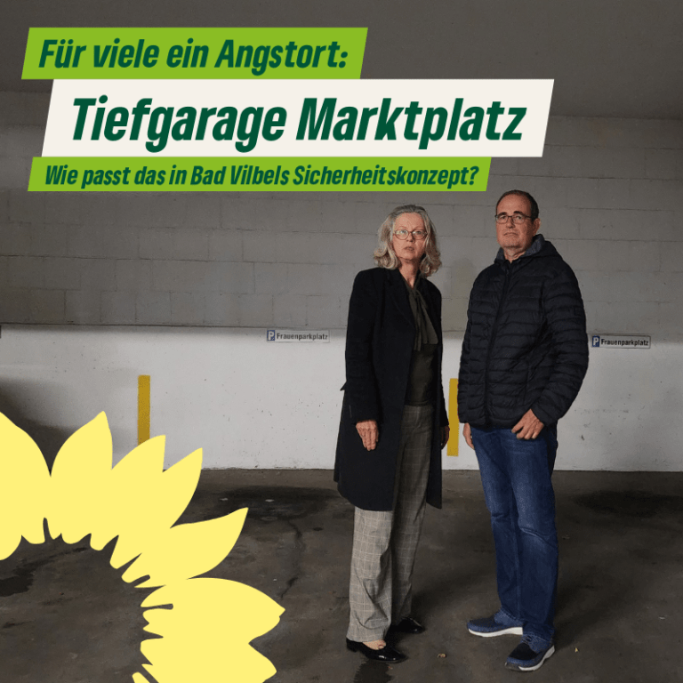 Angstort Tiefgarage – Verbesserung Frauenparkplätze Tiefgarage Marktplatz