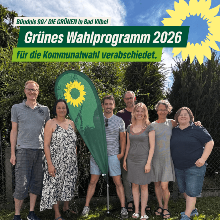 Grünes Wahlprogramm für die Kommunalwahl 2026 verabschiedet